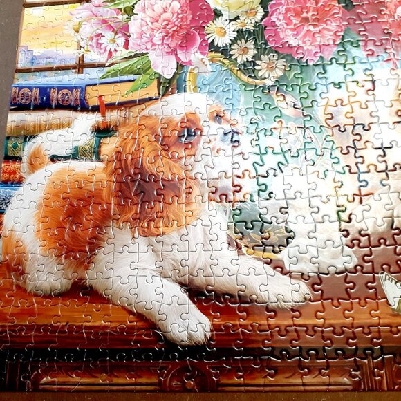 Buffalo Jigsaw Puzzle 750 Pieces The Writer's Dogs Complete - Picture 7 of 8